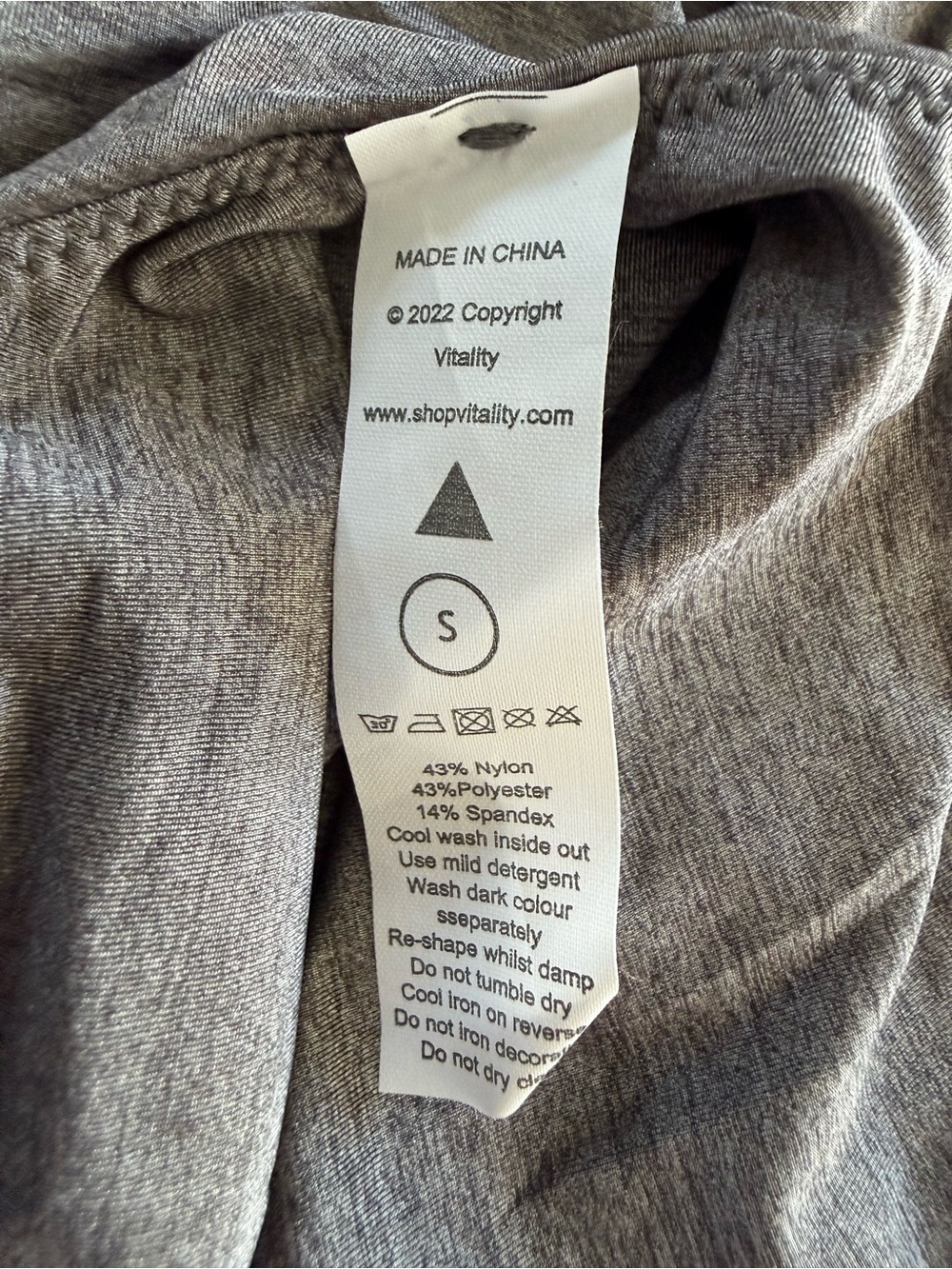 Vitality The Essence Scoop Neck Tank Bodysuit New In Package Size S - Picture 7 of 8